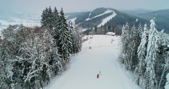 Bukovel Winter Mountain Ski Resort