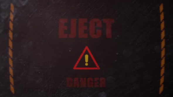 Eject Alert Signal on an Old Dirty Screen alt