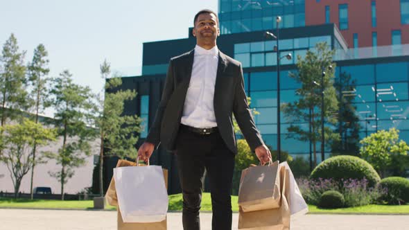 High Business Centre Building Happy Office Worker alt