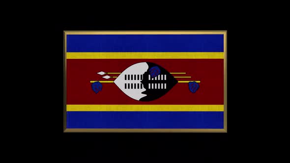 Swaziland 3D Flag alt