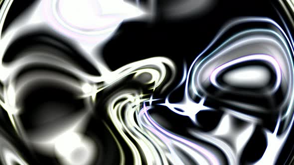 Abstract colorful white blue color liquid wave lines with in motion background on 4k animated.15