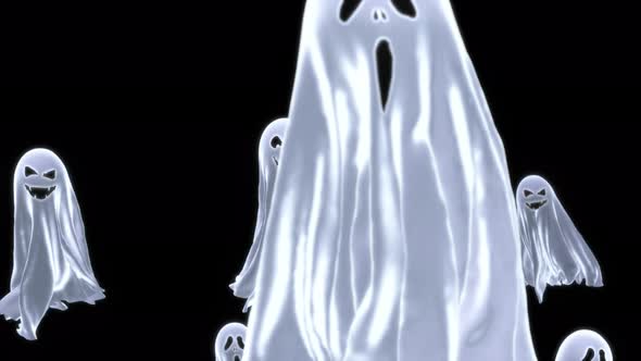 Halloween Ghost Transition A 4K