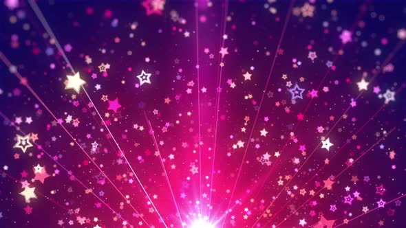 Star Lights Particle Background