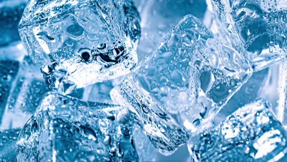 Ice Cubes Closeup Abstract Background alt