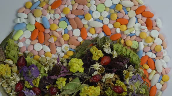 Pills And Medicinal Herbs