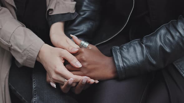 Women In Love Holding Hands alt