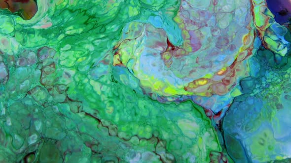Color Surface Moving Liquid Paint Arty Texture 