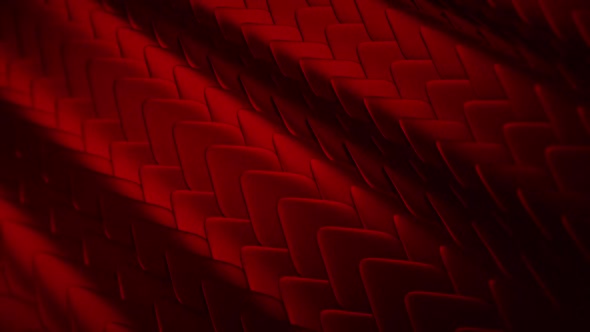 3d Wavy Red Snake Textured Pattern