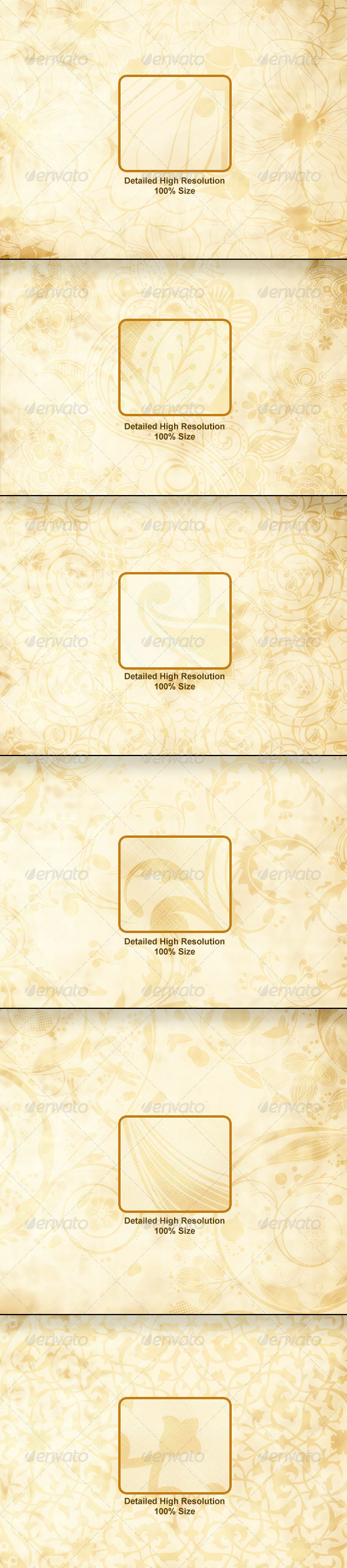 Vintage Ornaments Volume 3 - Backgrounds Graphics