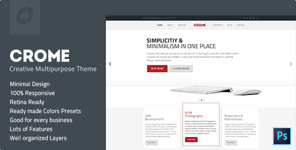 Crome - Creative Multipurpose Template