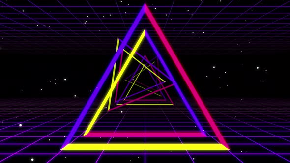 Triangle Neon 01 4k  alt