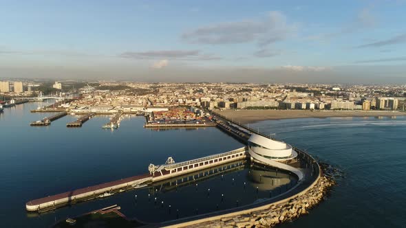City Harbour of Matosinhos, Portugal alt
