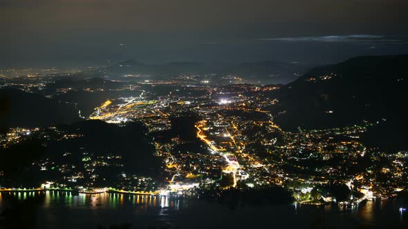 Night City View Timelapse