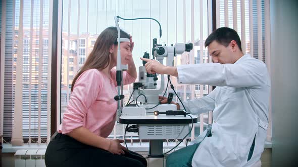 Ophthalmology Treatment with Woman alt