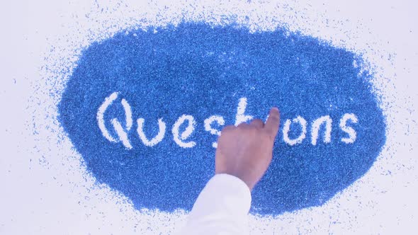 Blue Writing Questions
