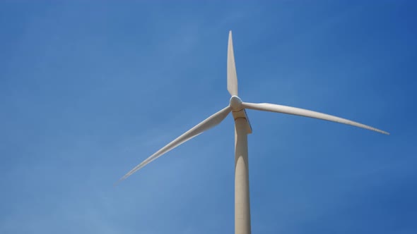 Wind Generator Turbine in Sky alt