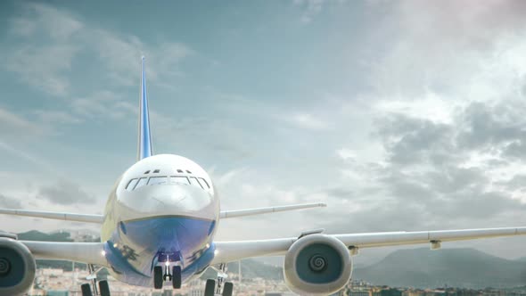 Airplane Take Off Salerno Italy alt