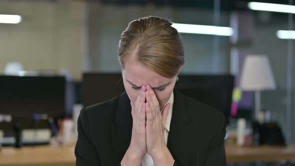 Portrait of Cheerful Young Businesswoman Doing OK Sign alt