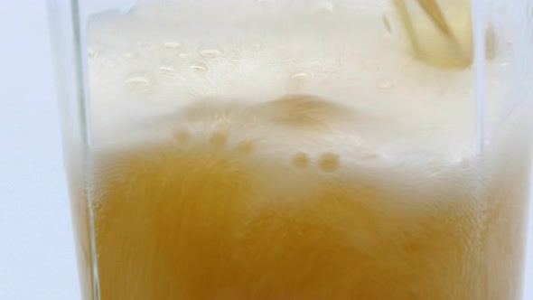 Beer White Studio Close Up Shot