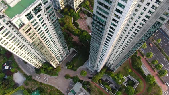 High Rise Apartment Aerial View