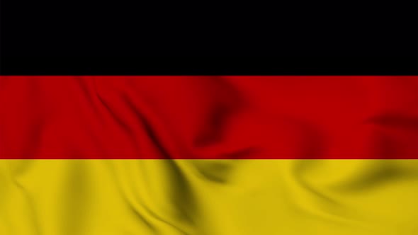 Germany flag seamless waving animation