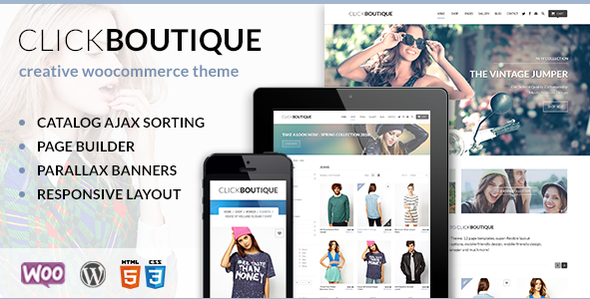 Click Boutique - Fashion Shop WordPress WooCommerce Theme - WooCommerce eCommerce