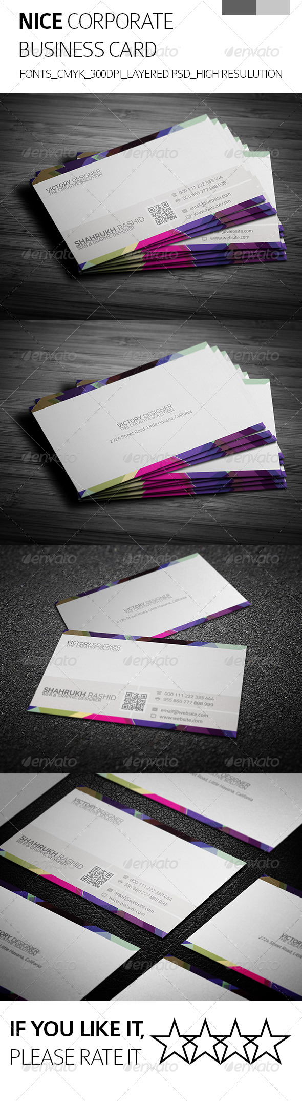 Nice & Corporate Business Card - Corporate Business Cards