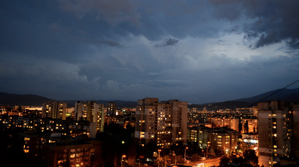 Lightning Over the City