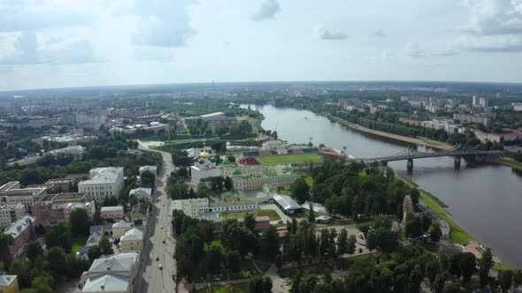 Aerial View at Tver City, Russia