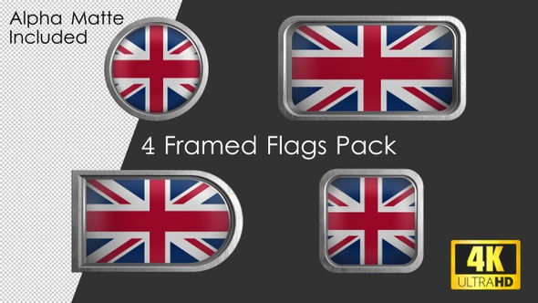 Framed United Kingdom Flag Pack alt