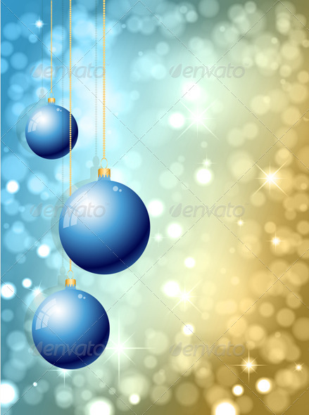 Christmas Bauble Background - Christmas Seasons/Holidays