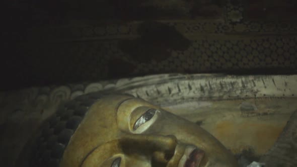 DAMBULLA, SRI LANKA - FEBRUARY 2014: The view of a sleeping Buddha at the Golden Temple of Dambulla. alt