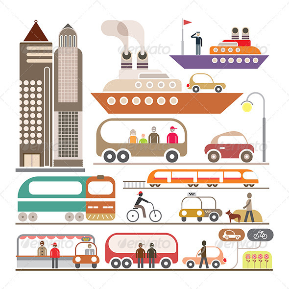 Cityscape Vector Illustration