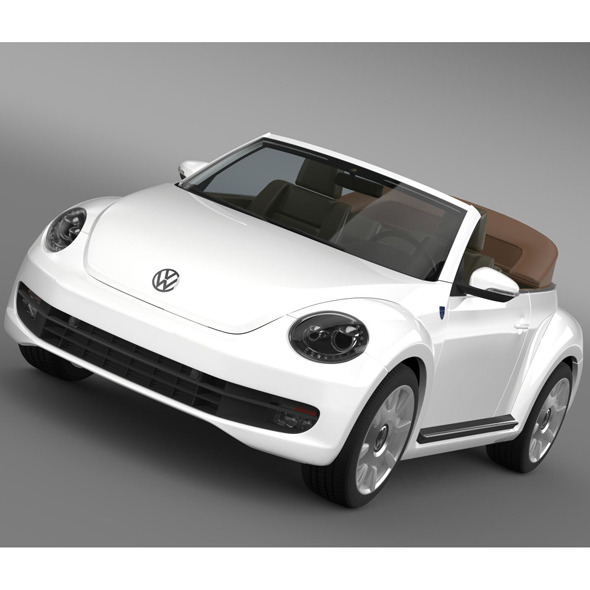 Karmann Beetle Cabrio - 3Docean 8098437