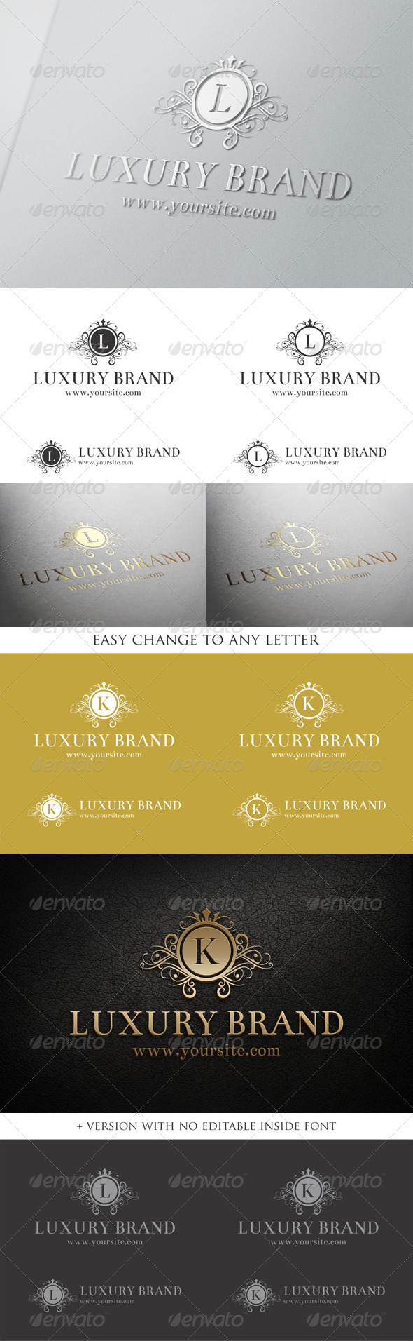 Luxury Brand Elegant Royal Logo