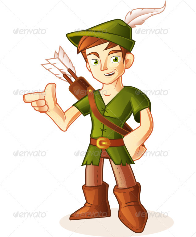 Robin Hood Mascot by Daivat | GraphicRiver