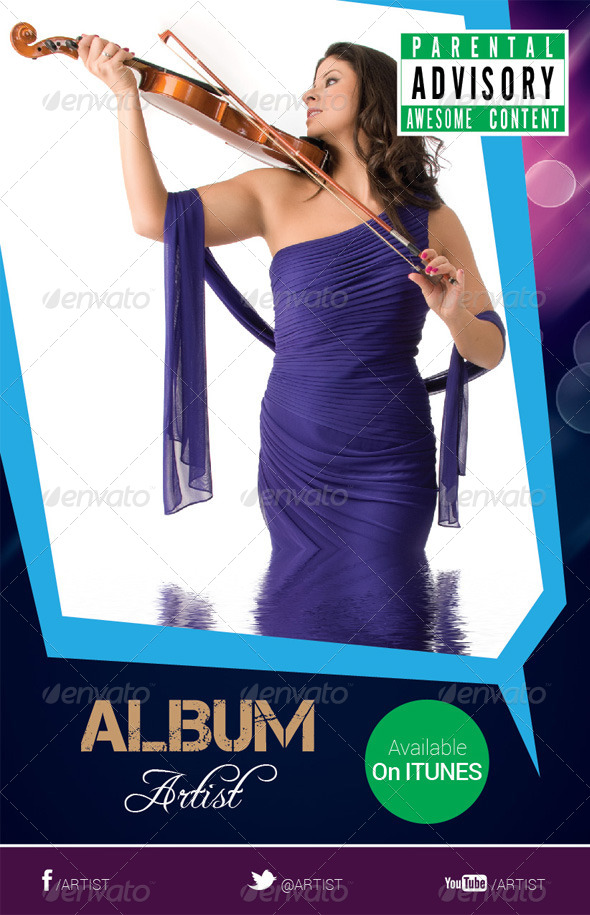 Artist or Musician Promotional Poster or Flyer - Flyers Print Templates