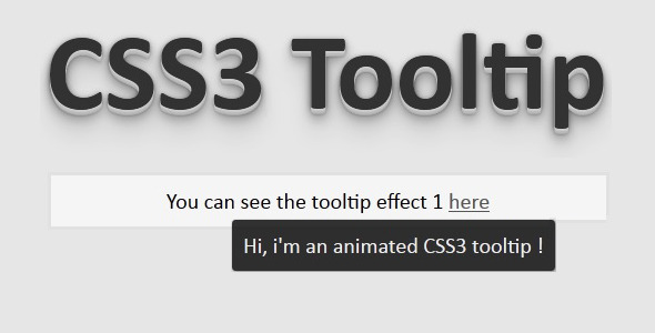 Full CSS3 Tooltip - CodeCanyon 831087