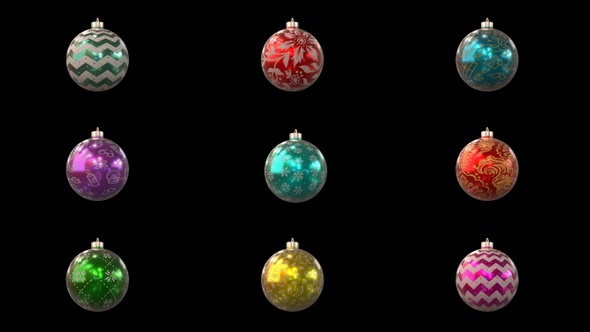 Festive Christmas Ornaments Pack