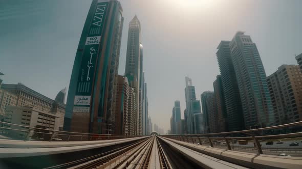 Dubai Metro Train 