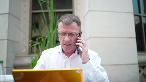 professional businessman person lifestyle in modern city urban outdoor, caucasian business manager alt