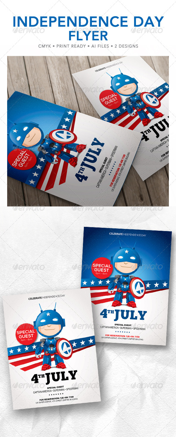Independence Day Flyer - Holidays Events