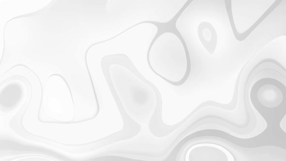 White smooth glossy abstract elegant liquid animation background.