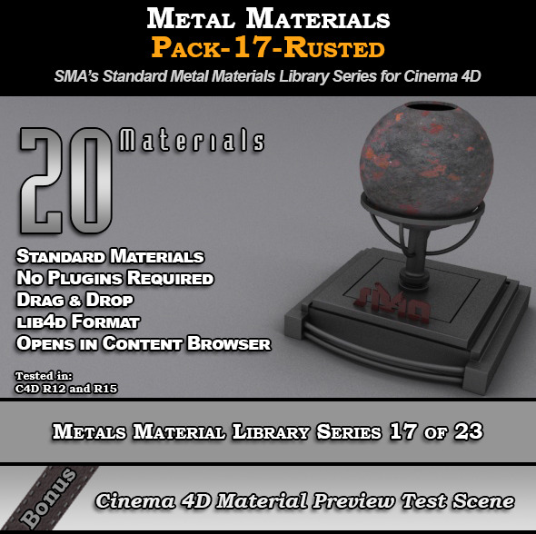 Metals Material Pack-17-Rusted - 3Docean 8117757