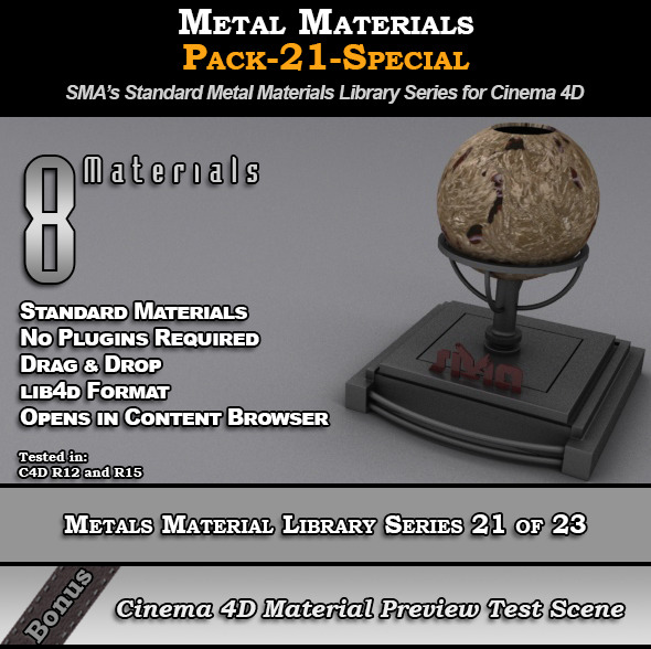 Metals Material Pack-21-Special - 3Docean 8117855