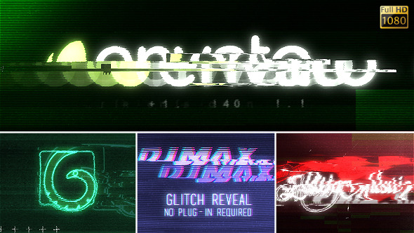 Glitch Reveal - VideoHive 8076659