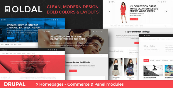 Oldal - Business & eCommerce Drupal Theme