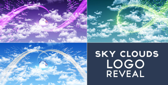 Sky Clouds Logo - VideoHive 8124097