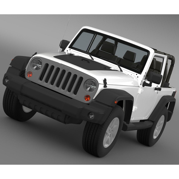 Jeep Wrangler Mountain - 3Docean 8124347