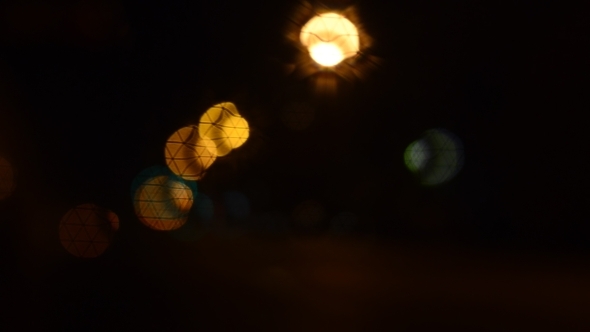 Bokeh - Traffic Car at Night 01